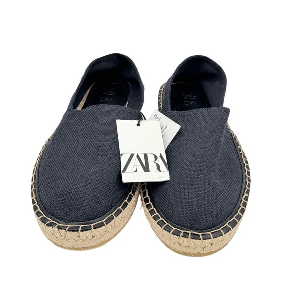 Zara Shoes - ZARA TEXTILE ESPADRILLES / WOMEN / NEW Navy Flats / EU 43 / US 10